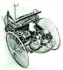 Benz - Tricycle motorisé de Benz (1876)
